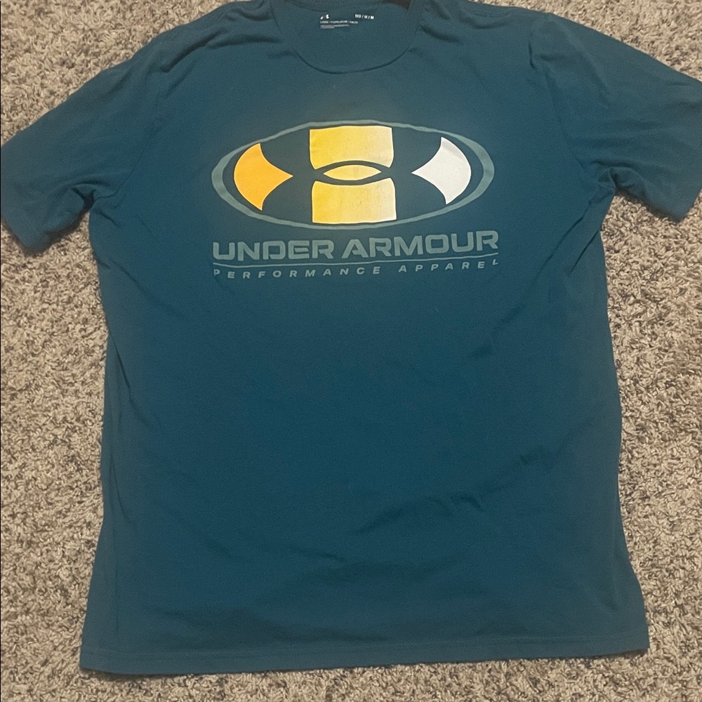 Under Armour Men's Teal Graphic Tee